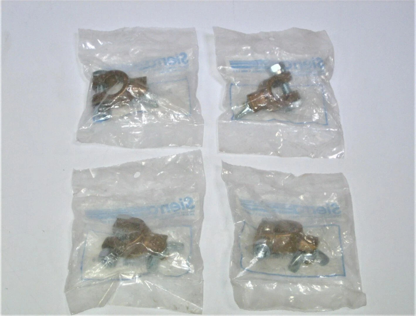 Set of 4 Marine Negative 5/16" Brass Battery Terminal Studs for Sierra 18-4447