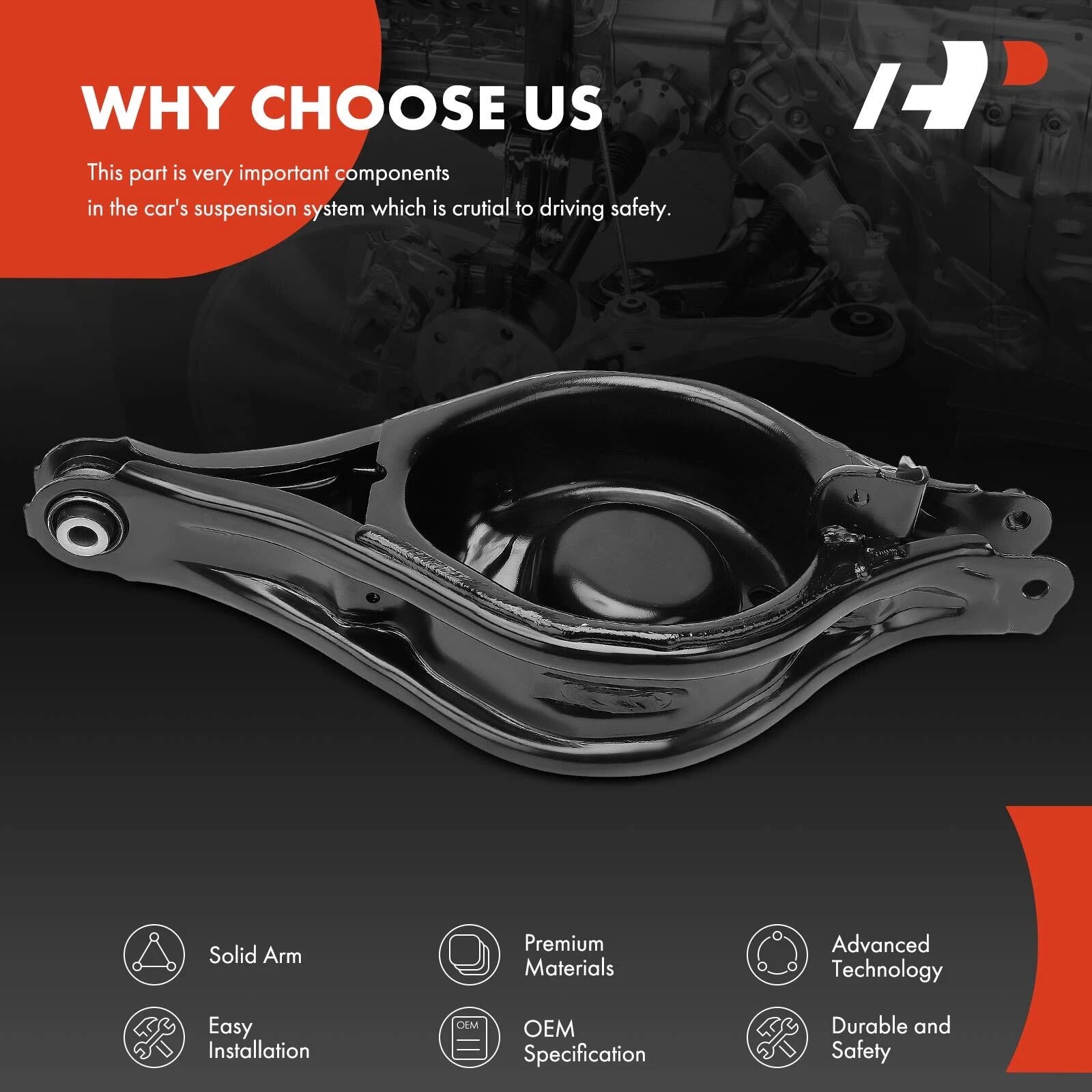 Rear Right Lower Control Arm for Honda Pilot (2003-2008)