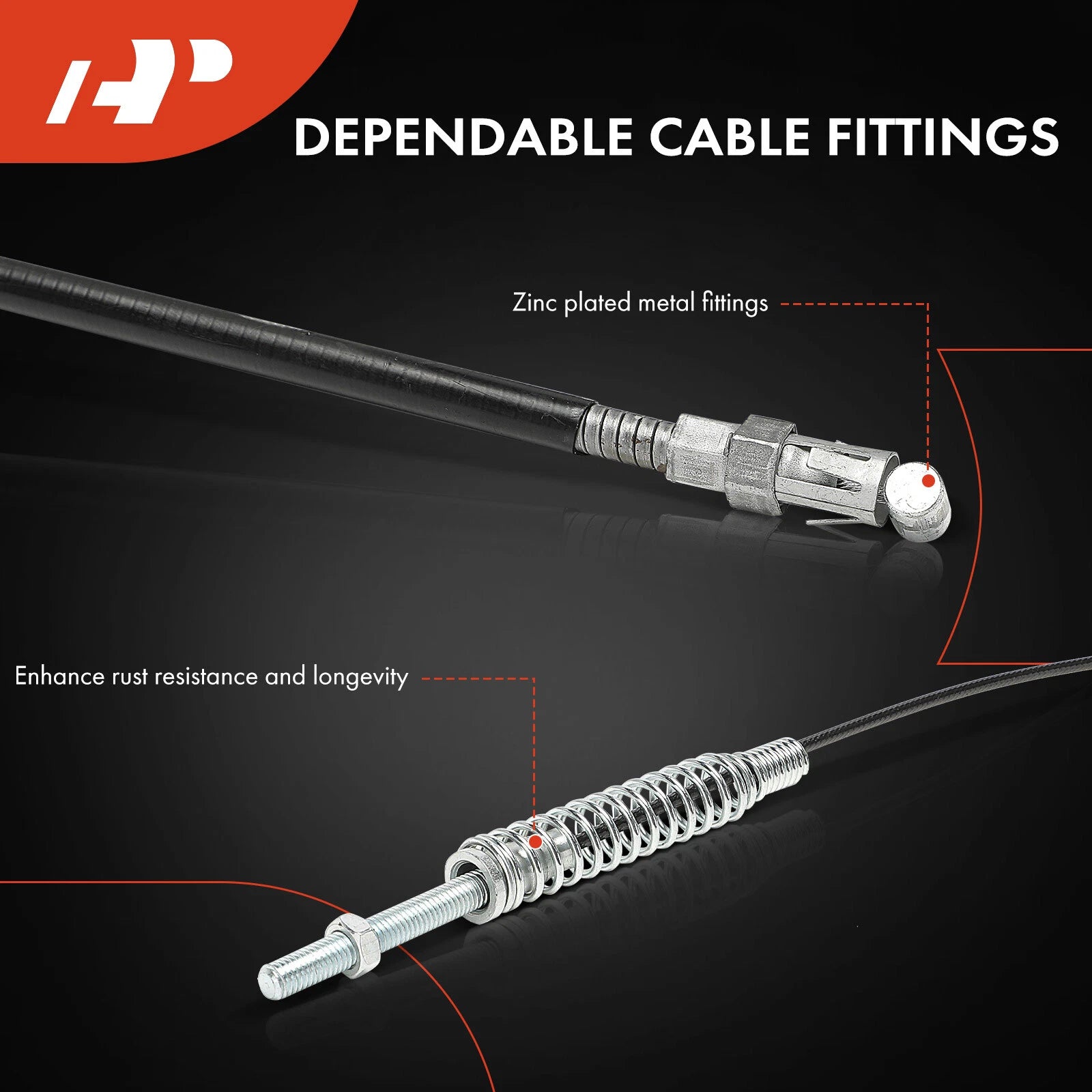 Parking Brake Cable for Ford F-450 F-550 Super Duty (1999–2004)