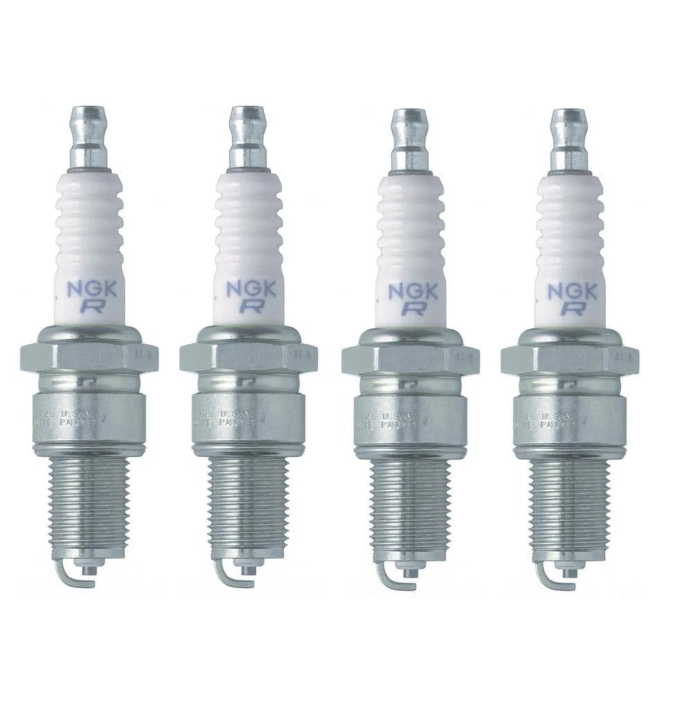 Set of 4 NGK Nickel Spark Plugs (Gap 0.032) for