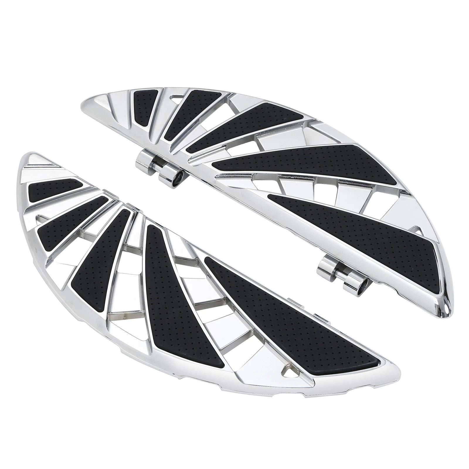 Chrome Driver Floorboards for Harley Touring Road King Softail (1986–2024)