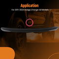 Carbon Black Roof Spoiler for Dodge Charger (2011–2023) ABS Direct Fit