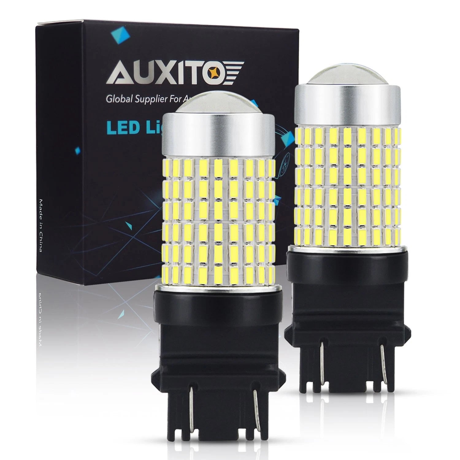 2X AUXITO 3156 3157 3057 4057 LED Backup Reverse Light Bulbs (EXC)
