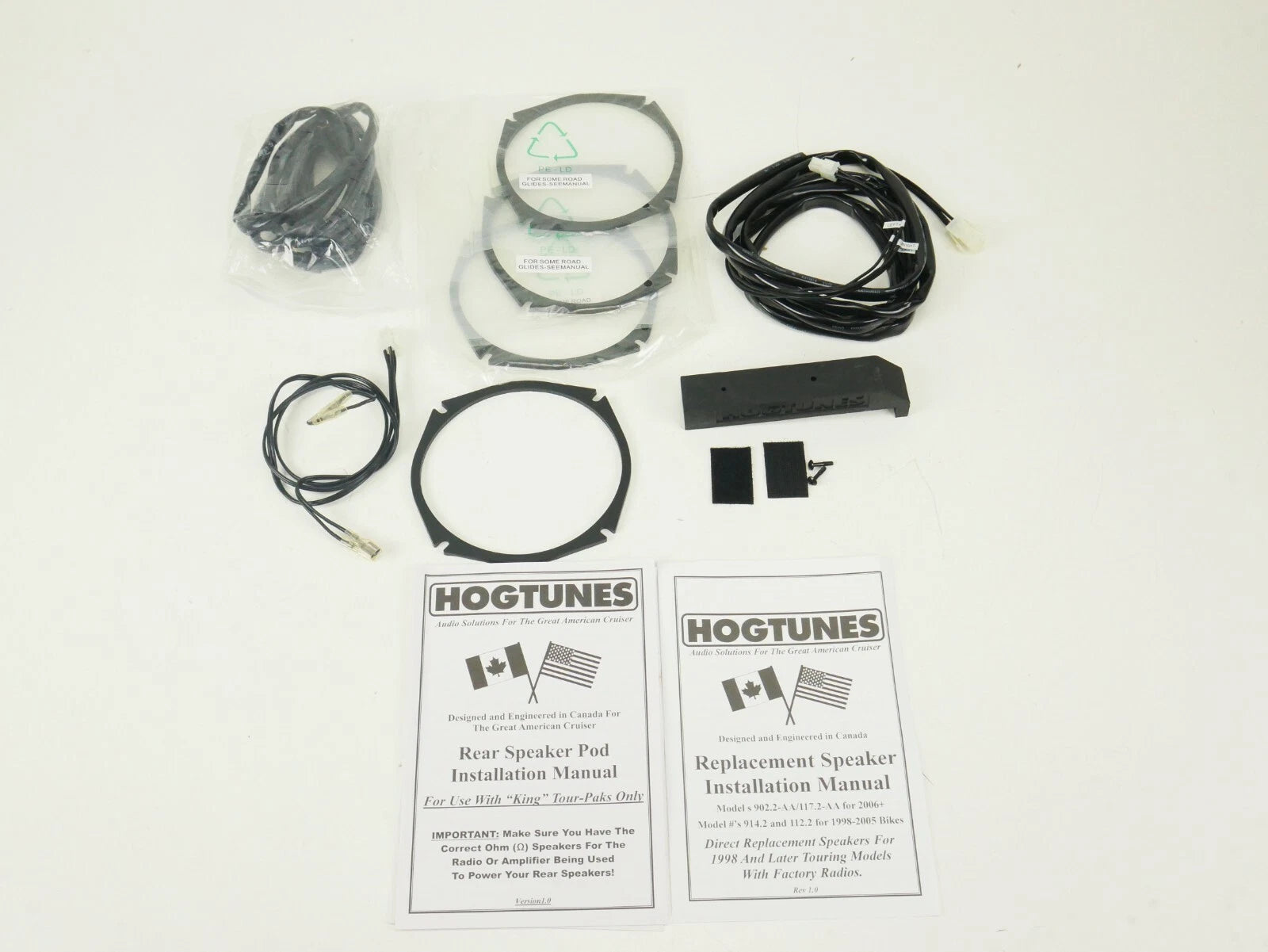 Speaker Pod Brackets and Wires for Harley Davidson (Fitment Specific)