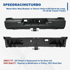 Rear Step Bumper with Sensor Holes & LED for Toyota Tundra (2022–2026)