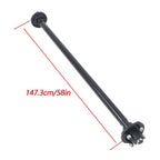 Trailer Axle 2000 lb 4 Lug 58" Hub Face Pitch with U-Bolt Kit