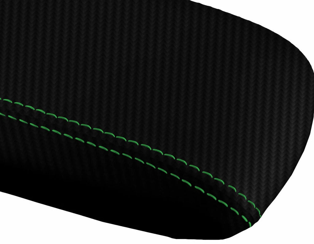 Carbon Fiber Console Lid Armrest Cover for Ford Mustang (1994–2004)