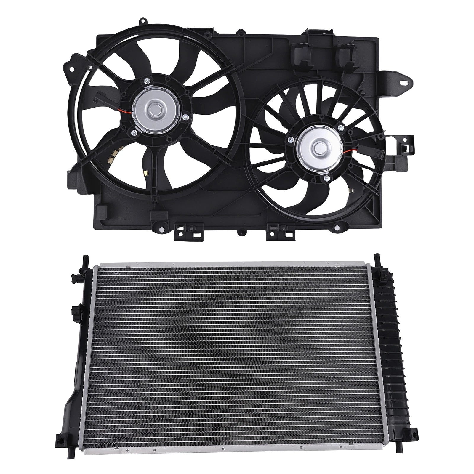 Radiator and Cooling Fan Kit for Chevy Equinox, Pontiac Torrent (2006–2008)