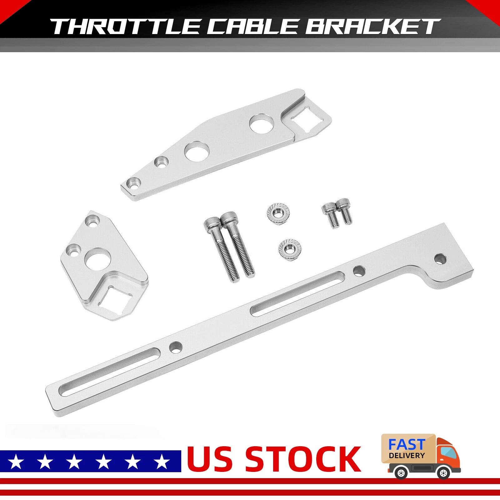 Throttle Cable Bracket for LS1 Sheet Metal Intake Manifold (102mm)