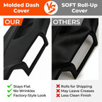 Molded Dash Cap Cover for BMW 3-Series E30 (1984–1991) Black