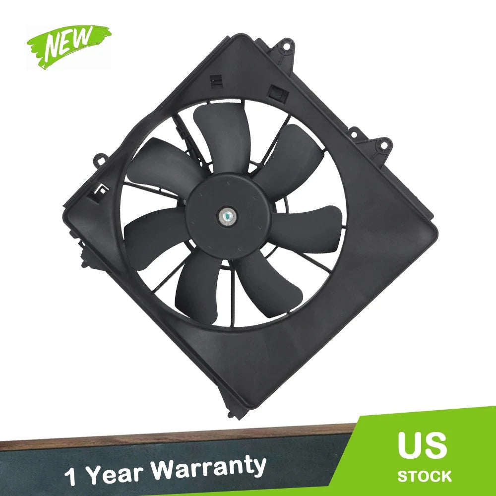 A/C Radiator Condenser Cooling Fan for Honda CR-Z 4Cyl (2011–2016) 38611RBB003