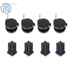 Set of 4 Gas Grill Wheels for Genesis Summit Silver Spirit 