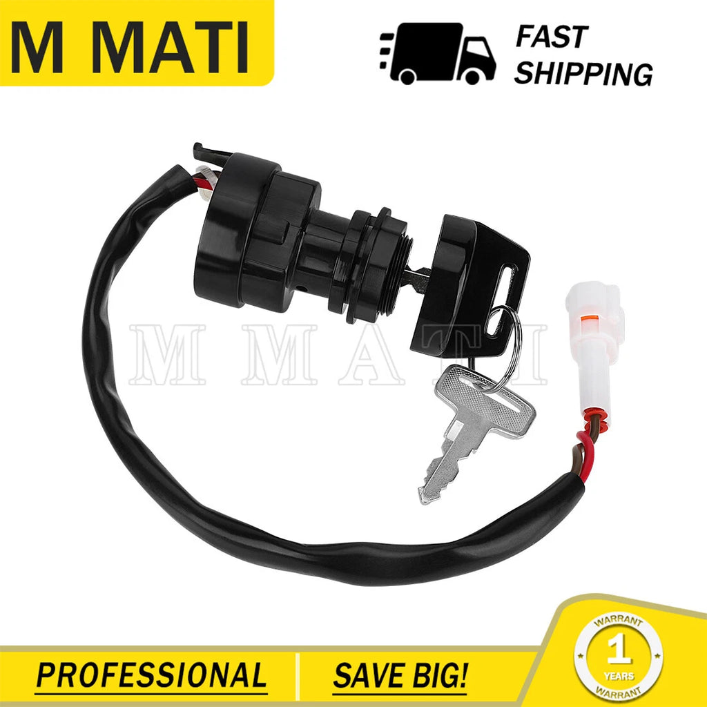 Ignition Key Switch for Yamaha Bruin 350 YFM350 (2004–2006) 5LP-82510-00-00