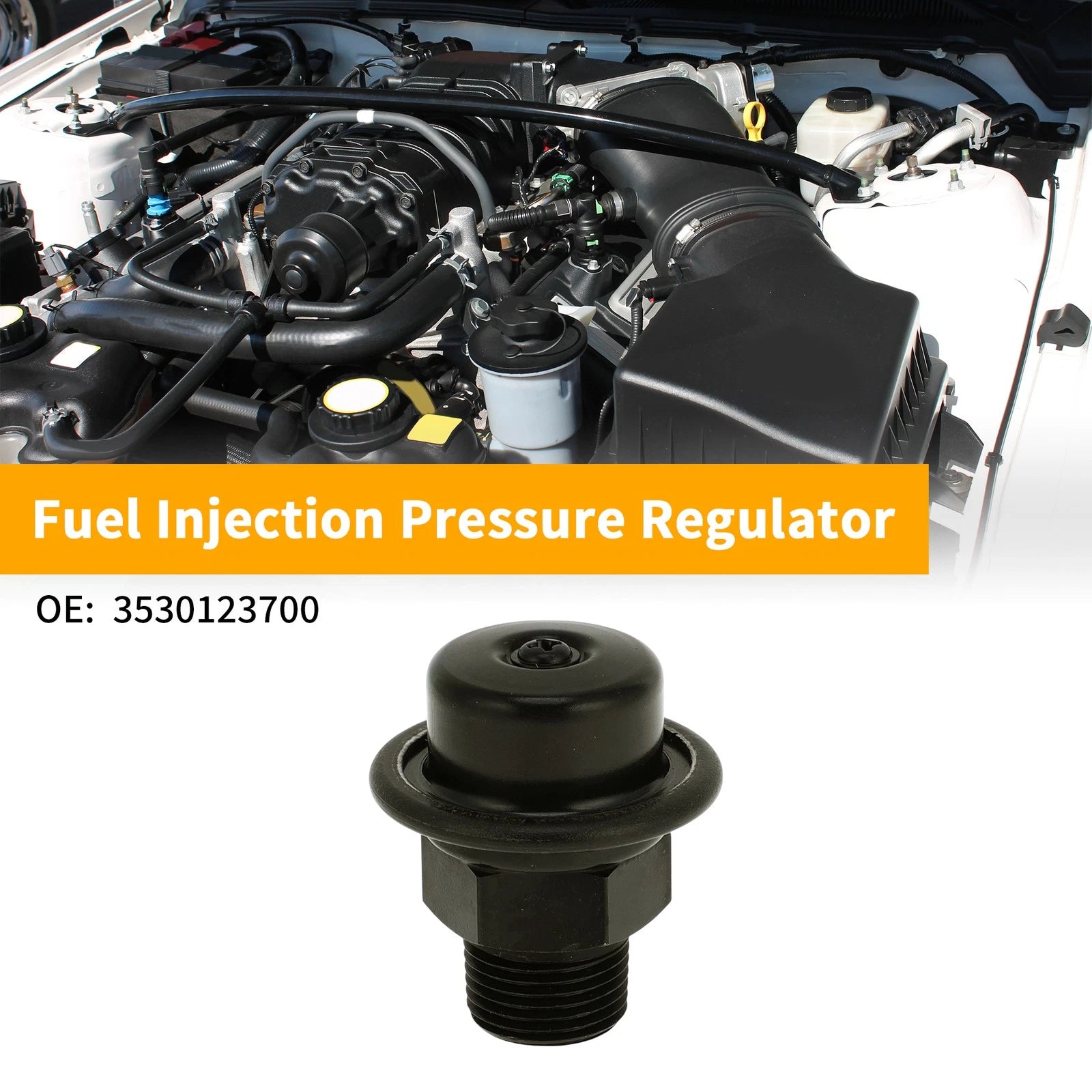 Fuel Pressure Regulator for Hyundai Tucson (2005–2008) No. 3530123700 Metal