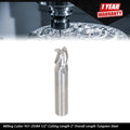 3/8" Carbide End Mill 3 Flute 2" Overall Length 45 Degree Helix