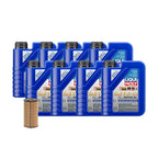 Oil Change Kit for Audi V8 4.2L (2003–2009) - 8L Liqui Moly 5W40, Hengst