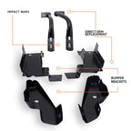 Set of 2 Front Bumper Brackets for Chevrolet Silverado 1500 2500 (2003–2006)