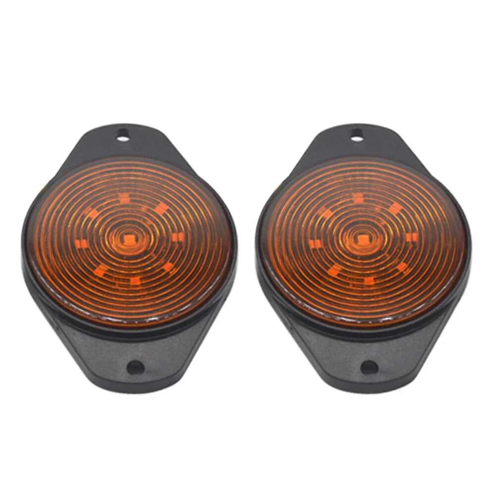 Round 9 LED Side Marker Lights for Car, Bus, Truck, Trailer
