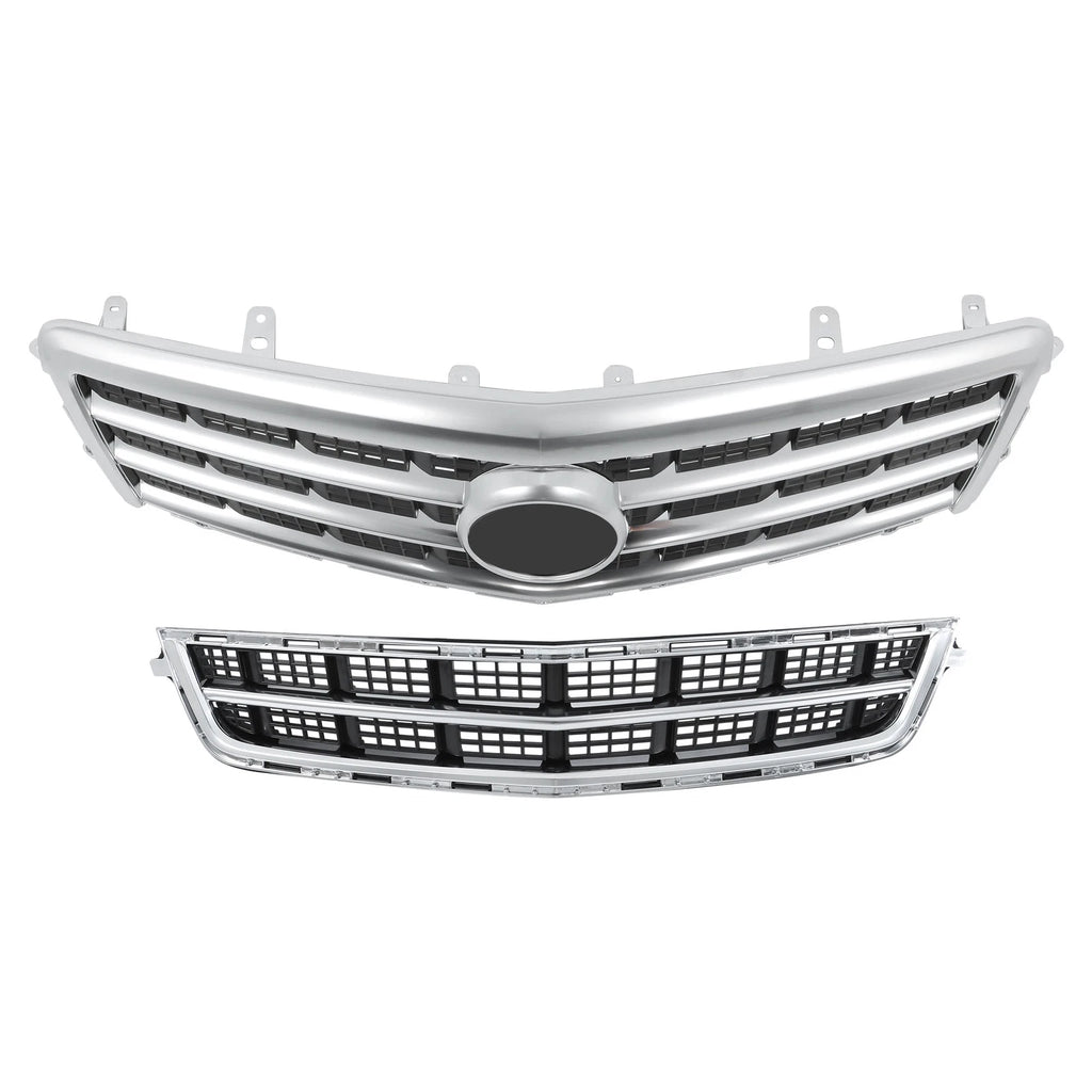 Set of 2 Grilles for Cadillac ATS (2013-2014) Front Upper & Lower