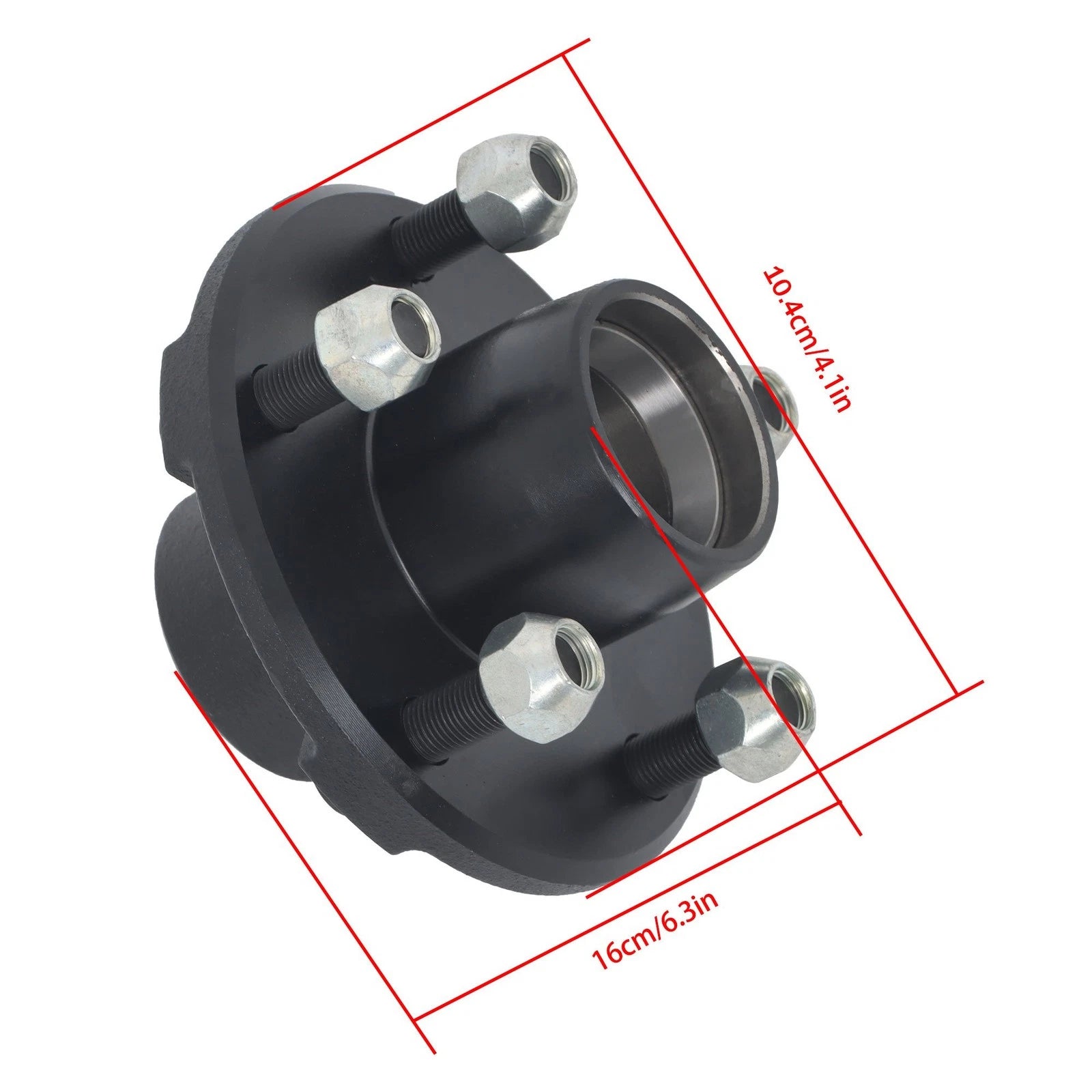 Trailer Hub Kit for 2000 lbs Spindle (1" or 1.0625")