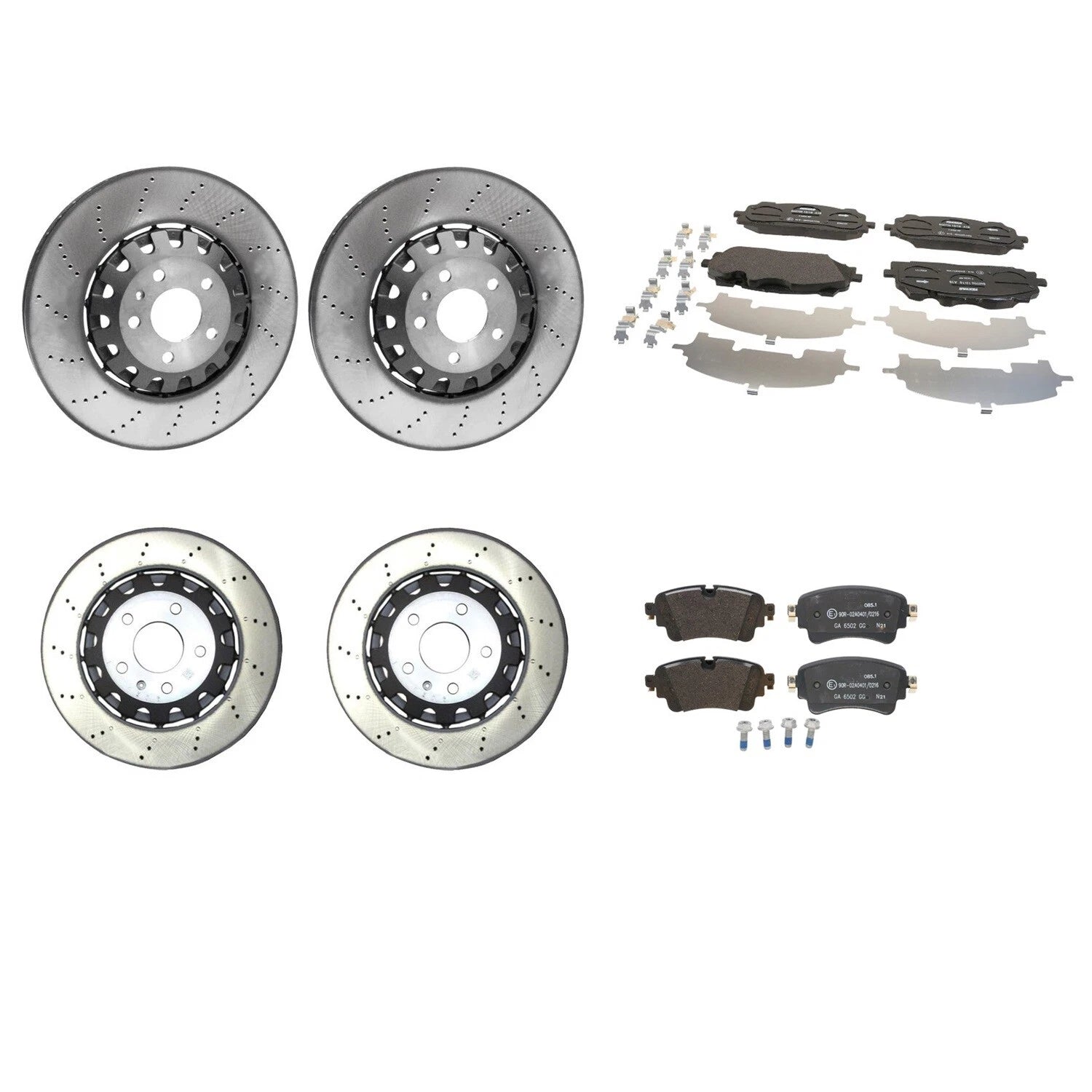 Brake Kit Rotors & Pads for Audi RS5 Sportback (2013–2019)