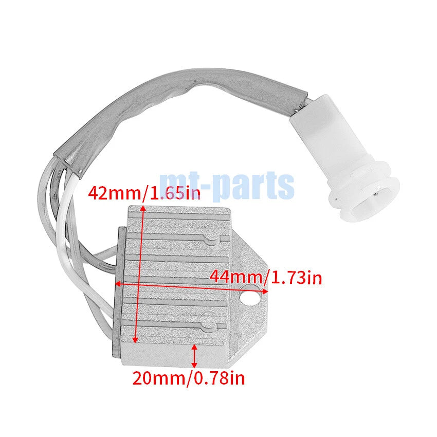 Voltage Rectifier Regulator for Yamaha YFM80 Badger 80 (1992–1996) / YFM100 Champ (1989–1992)