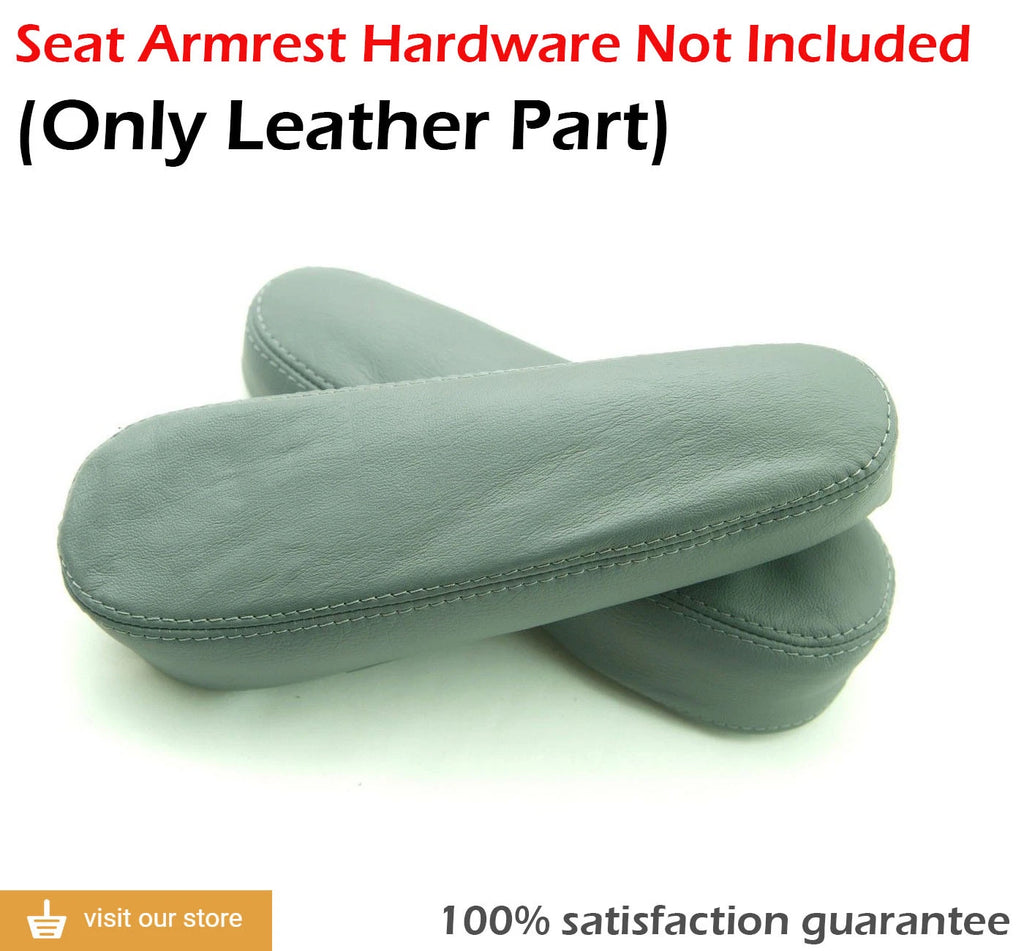 Front Seat Armrest Leather Cover for Isuzu Trooper (1992–2002) Gray