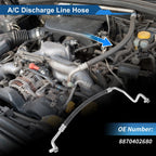 A/C Refrigerant Liquid Hose for Toyota Corolla (2007–2012) No. 8870402680