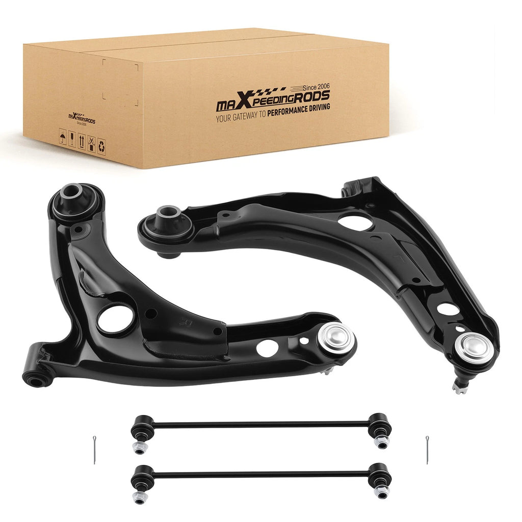 4pc Front Lower Control Arm Stabilizer Sway Bar Link For Prius C 2012-2019 Yaris
