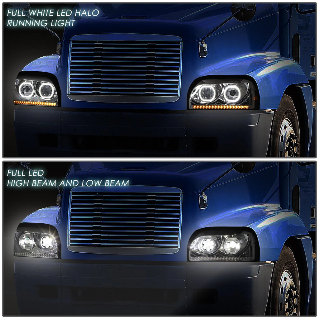 Sequential LED Signal Projector Headlights for Freightliner Century Class (1996–2010)