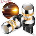 2X Amber 7443/7440 LED Front Turn Signal Light Bulbs for Universal (2010–2023)