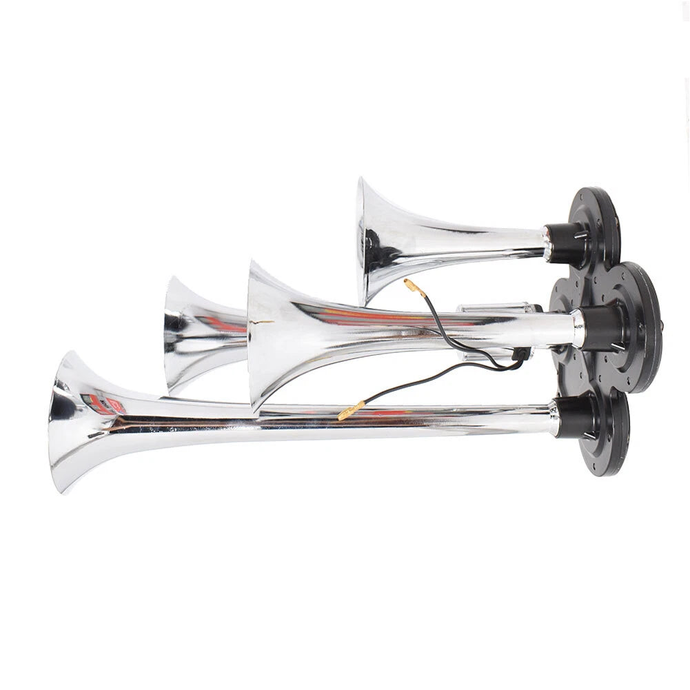 4 Horn Air Horn Kit for Train Semi Truck Boat RV (LOUD 150 dB)