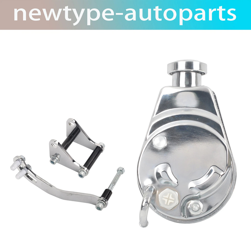 Saginaw Power Steering Pump + SBC Steel Bracket Kit for Small Block Chevy