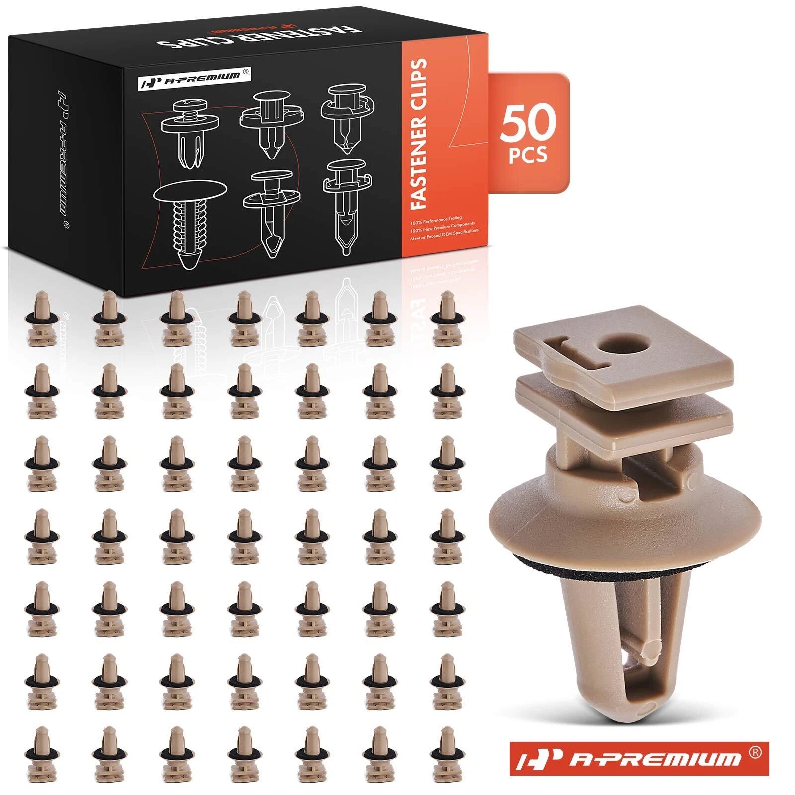 Set of 50 Door Sill Trim Clips for BMW 
