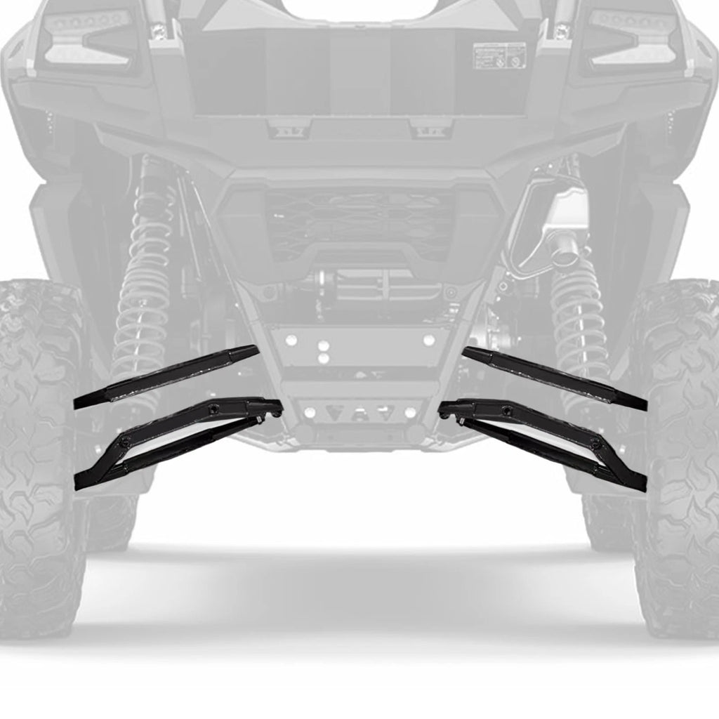 Rear A Arm Kit for Kawasaki Teryx KRX 1000 (2020–Present) - Powder Coated Gloss Black