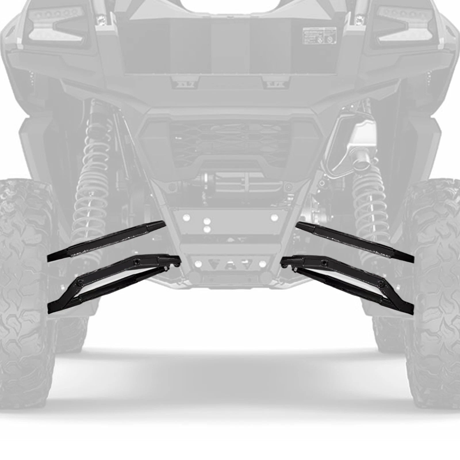 Rear A Arm Kit for Kawasaki Teryx KRX 1000 (2020–Present) - Powder Coated Gloss Black