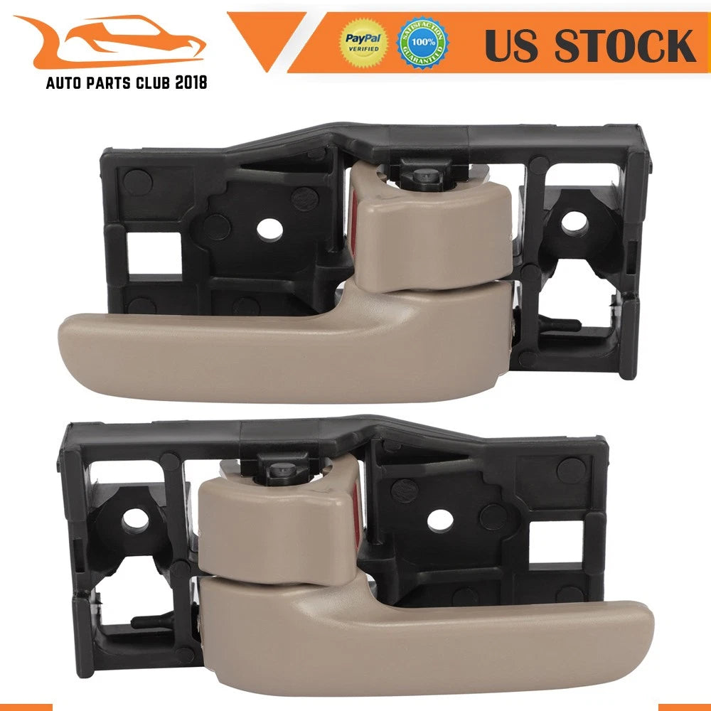 Set of 2 Interior Door Handles for Toyota Tundra (2000–2006) Beige