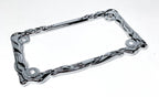 Chrome Metal Motorcycle License Plate Tag Frame for Harley Davidson (2010–2024)