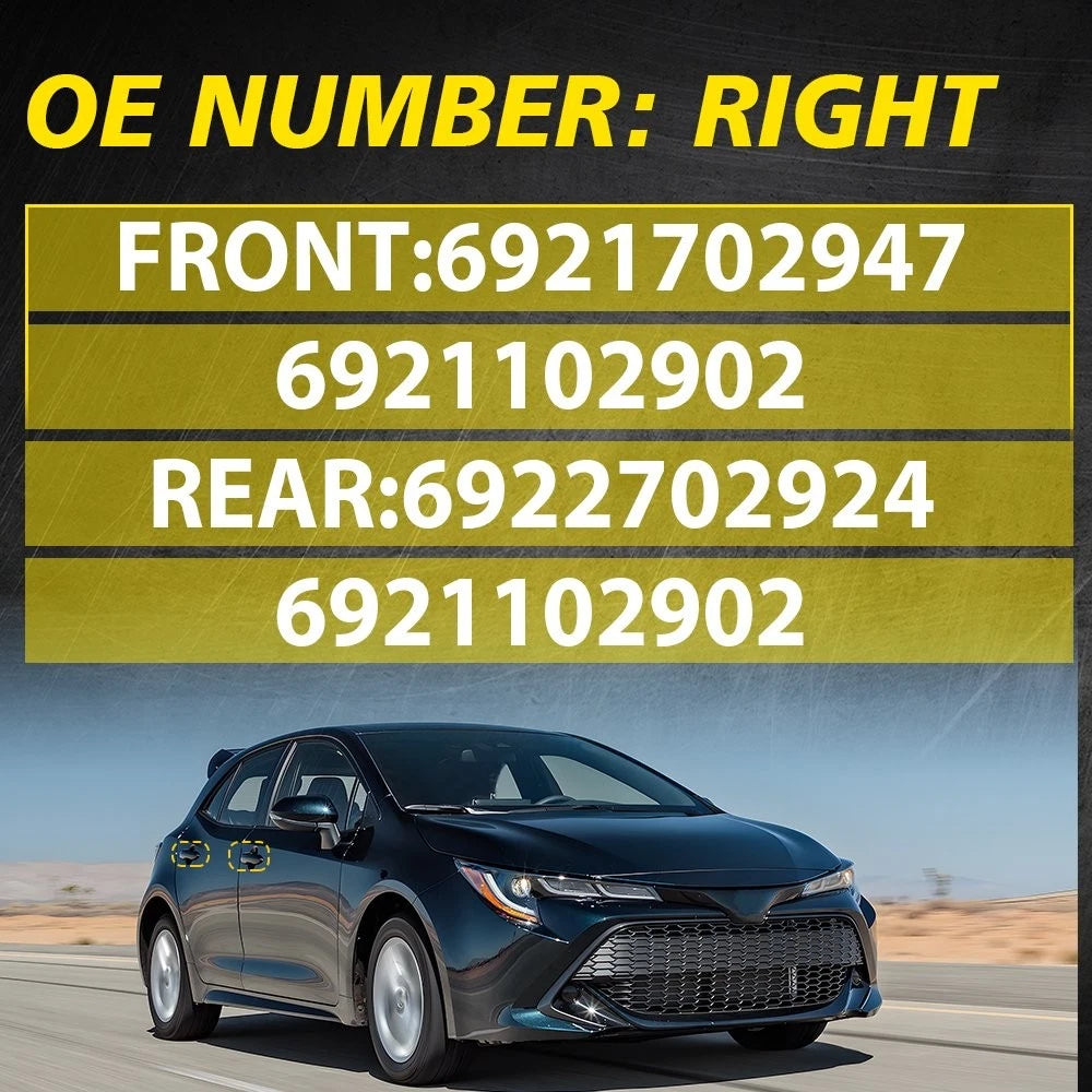 Outside Door Handle for Toyota Corolla (2014–2019)