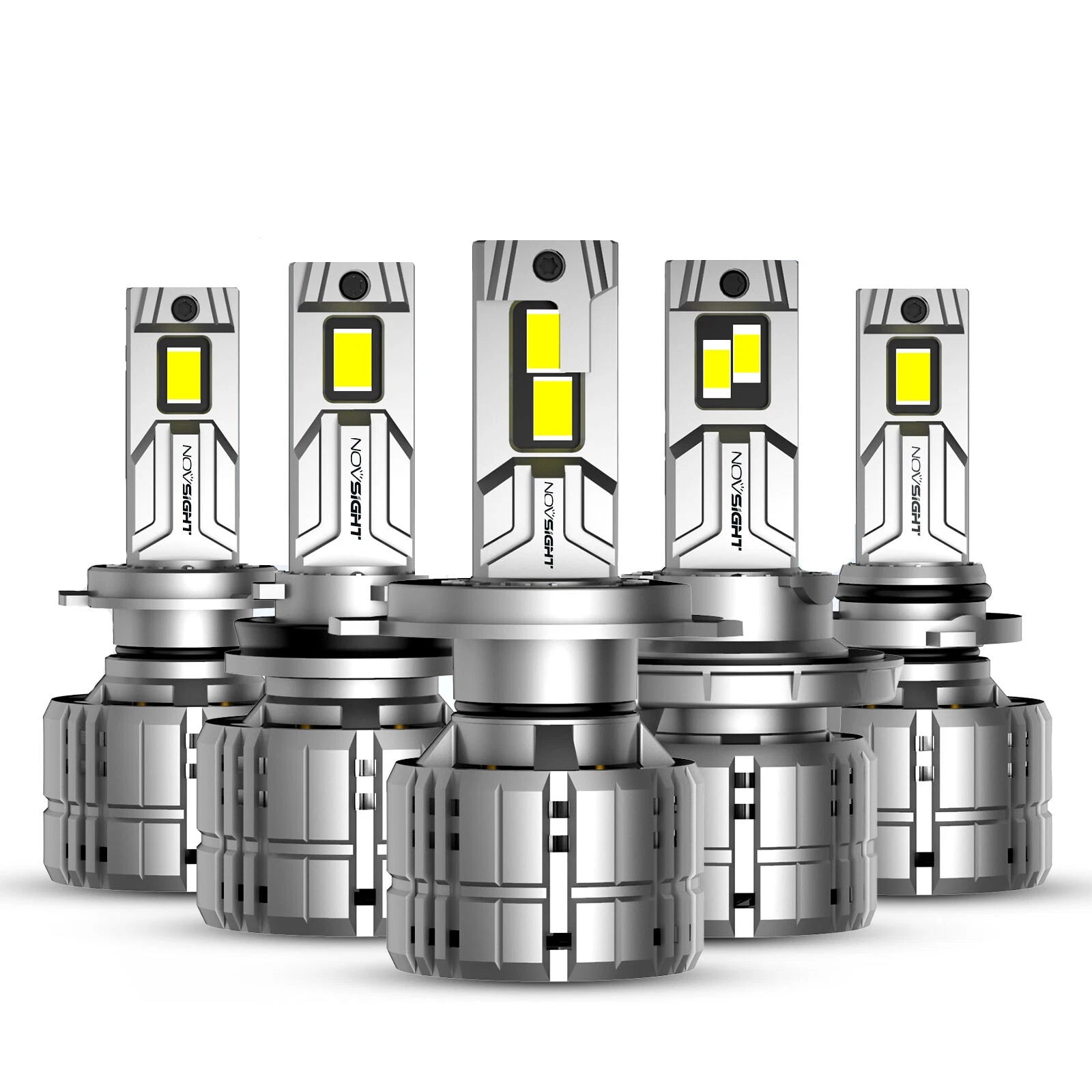 2X H4 H7 H11 H13 9005 9006 9012 LED Headlight Bulbs for
