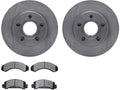 Front Brake Pad and Rotor Kit for Mazda B4000 4WD (1994) MZ536BQ