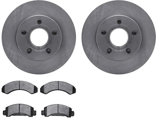 Front Brake Pad and Rotor Kit for Mazda B4000 4WD (1994) MZ536BQ