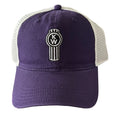 Kenworth Trucks Snapback Cap Hat - Purple White Mesh