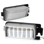 Nuvision White LED License Plate Lights for Nissan 350Z/370Z/GTR/Leaf/G25/G35/G37 (2003–2020)