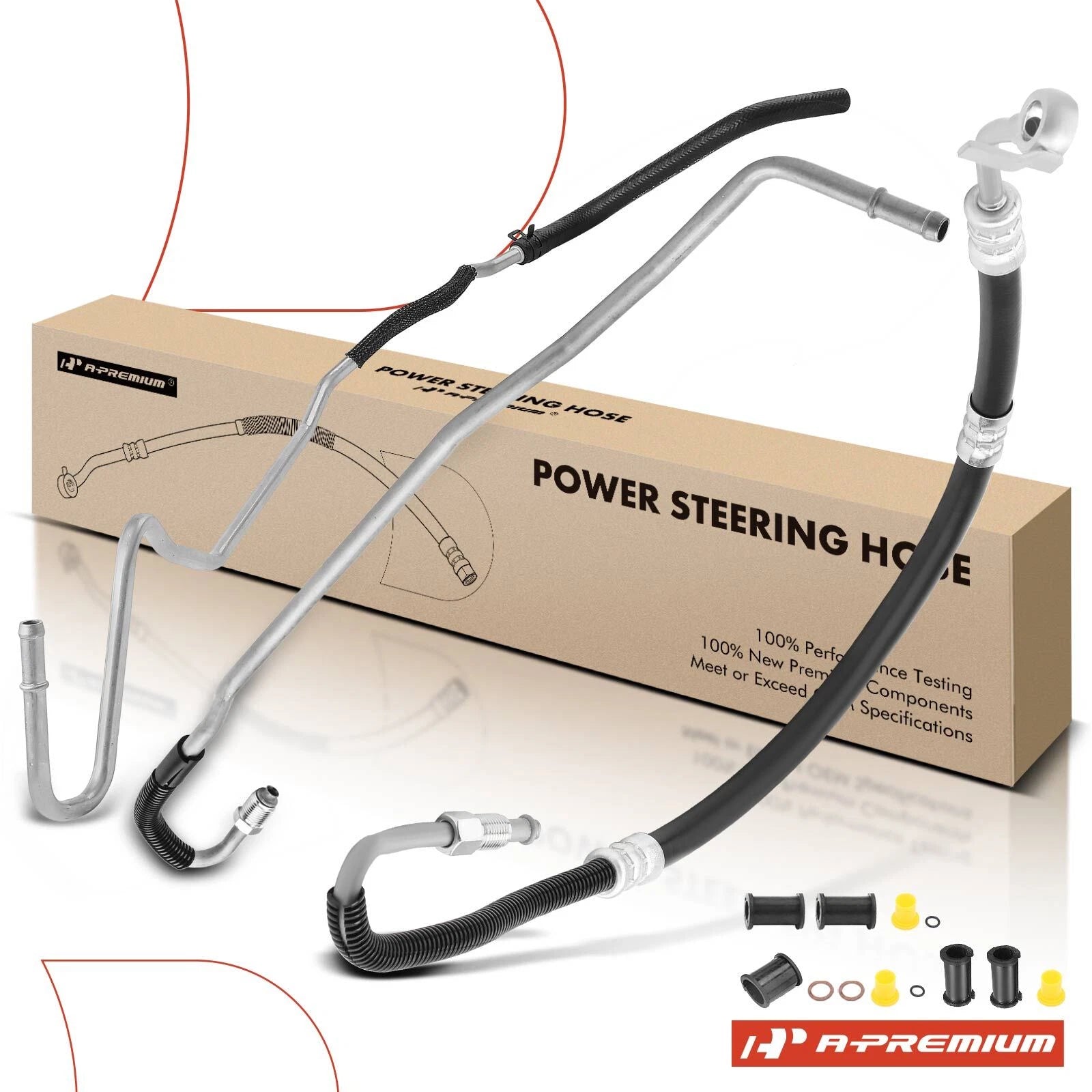 3x Power Steering Pressure & Return Line Hose for Toyota Solara (2002-2003)
