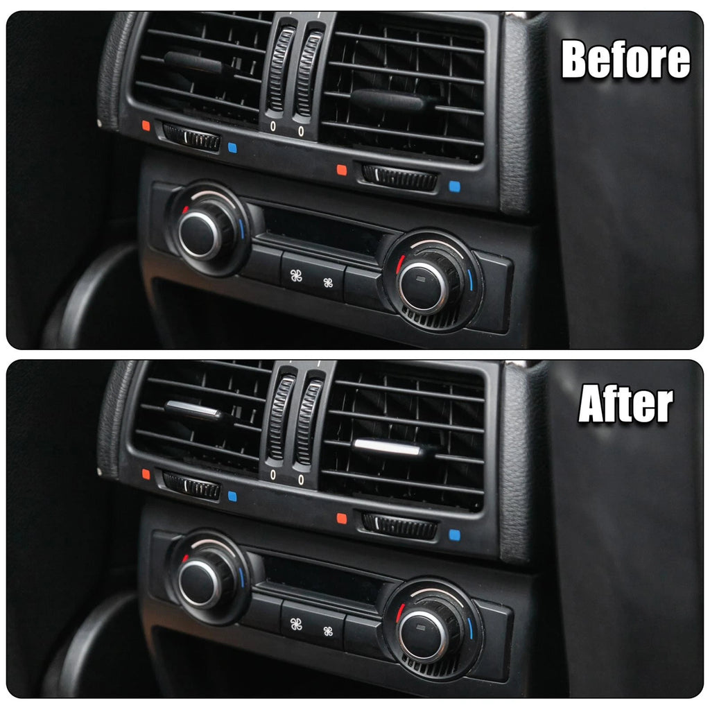 2pcs AC Air Vent Outlet Tab Clip Chrome for BMW X5 F15 X6 F16 (2014–2018)