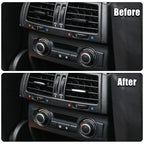 2pcs AC Air Vent Outlet Tab Clip Chrome for BMW X5 F15 X6 F16 (2014–2018)