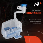 Windshield Washer Reservoir with Pump & Cap for Chevy Malibu (1997-2003)