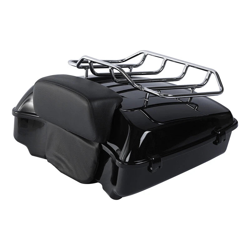 Chopped Trunk Backrest Luggage Rack for Harley Touring (2014–2026)