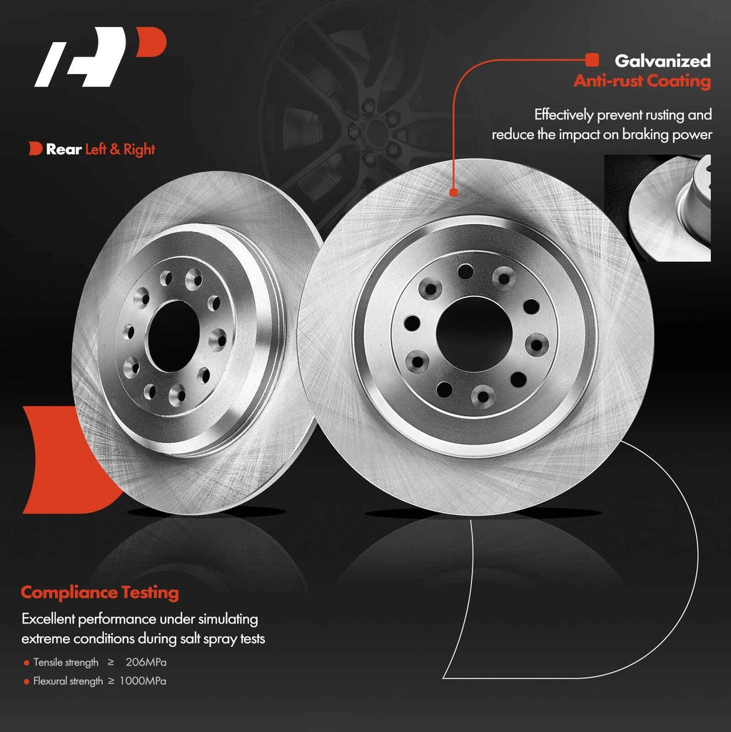 Brake Rotor & Pads Set for Ford Edge Lincoln MKX (2007-2018)